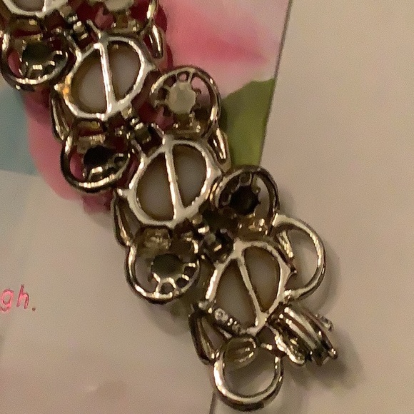 VINTAGE ARTHUR PEPPER (ART]  Dimpled White Cabochons, Rhinestones Faux Pearls - Picture 7 of 8